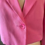 Derek Lam  10 Crosby cropped single breasted blazer pink size M barbiecore Photo 2