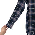 Equipment Sz S Women's Multicolor Reese 100% Silk Plaid Button Front Shirt Photo 4