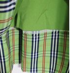 Gretchen Scott Breezy Blouson Sunshine Plaid Green Dress Size Small Photo 10