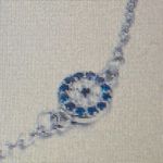 Antian Accessories™ 925 Silver Evil Eye Bracelet with Zirconia & Gold Plating Photo 1