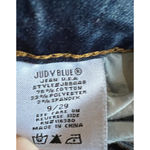 Judy Blue Judie Blue Jeans Womens Size 29 Blue Button Fly Distressed Button Fly Raw Hem Photo 8