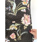 Maeve Anthropologie Ashbury Black Dark Romantic One Shoulder Floral Mini Dress 2 Photo 4