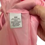 Dress Barn  polkadot halter dress women’s 18 pinup style midi pink sheer overlay Photo 7