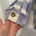 Wild Fable Lilac Lavender Purple Cream Ivory Plaid Oversized Fit Shacket Jacket Photo 7