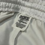 PINK - Victoria's Secret PINK Victoria’s Secret White Tear Away Snap Track Pants  Photo 4