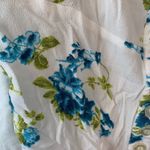 Free People  Floral smocked puff sleeve top size L‎ Photo 8