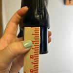 Mango | leather ankle mid heeled boots Round toe black 38 Photo 5