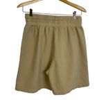AGOLDE Boxing Fleece Shorts Womens Medium Tan Fleece Pull On Athleisure Lounge Photo 1