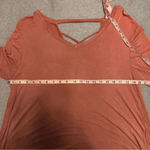 Entro NWT  long sleeve vneck top blush size M Photo 4