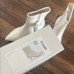 A New Day boot Lonnie White Ankle Women's shoe Ae829 New size 8.5 Photo 1
