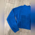 Noisy May  Vibrant Blue Crew Neck Sweater Photo 4