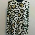 Show Me Your Mumu Animul Bonfire Sweater Leopard Cheetah Animal Print Size Small Photo 1