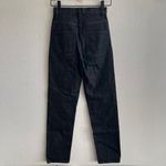 Theory NWT  High Waist Mom Cut Charcoal Black Straight Leg Denim Jeans Womens 24 Photo 3