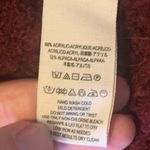 Free People Sweater Songbird Boucle Oversized Burgundy V-Neck Alpaca Blend Warm Photo 4