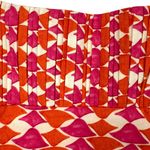 Maeve Anthropologie Ophelia Sleeveless Linen Mini Dress Pink Geometric Size 8P Photo 8