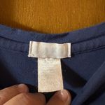 Lake Pima Cotton Navy Blue Long Sleeve Dress Size M Photo 1