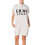 DKNY Womens Quarter Zip Logo Dress, Size Medium, New with Tags Photo 3