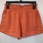 A New Day Coral Shorts XS Womens Paperbag Casual Drawstring Linen Summer Photo 4