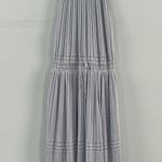 J.Crew NWT Point Sur Cinched Shale Blue Linen Blend Sweater Midi Dress Photo 2