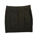 Mario Serrani Italy Skirt Size XL Extra Large Grey Gray Mini Minimalist Rayon Photo 1