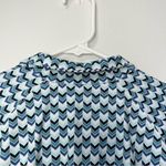 Lady Hagen  Golf Shirt Long Sleeve Blue Green White Geometric Pattern Size Small Photo 7