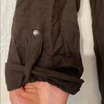 Ariat  Chocolate Blouse with Cream Embroidery Size Medium Photo 2