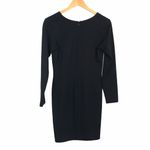 Amanda Uprichard   Black V-Neck Banded Dress Photo 1