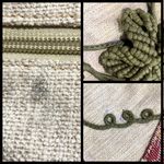 Cottagecore Embroidered Shoulder Bag Boho Whimsical Floral Tapestry Fairy Casual Green Photo 11