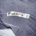 Heart & Hips Tank Top Womens Size L Gray White Tie Dye Sleeveless Shirt Boho Photo 3