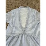 NWOT Women's sky blue chiffon boho short sleeve shirt size small‎ Photo 1