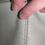 American Leather Co. Leather Crossbody Light Blue/Green Green Photo 8