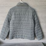 Vince Camuto Puffer Jacket Women Medium Zip Up Houndstooth Print Black White NWT Photo 8