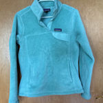 Patagonia  Fleece Pullover Jacket Ladies Small Green Sweatshirt‎ Photo 0