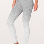 Lululemon White/Grey Ombré Leggings Photo 0