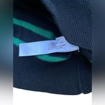 Old Navy Dark Green And Navy Striped Stretchy Knit Sweater Size S Photo 3