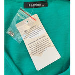 Fashion Brand Womens Green Dress Size XL Midi Long Sleeve Wrap Tie Side Zip NWT Photo 1