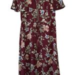 Tommy Bahama  Women’s Painted Petal‎ Midi Floral Dress Metallic Embellished Beads Photo 0
