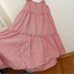 NEW NWT LISA MARIE FERNANDEZ TARGET Plus Size Seersucker Tie Strap Dress Striped Red Photo 15