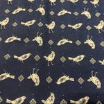 Lila Rose Lily Rose Navy Blue Bird 3/4 Sleeve Polyester Dress; Medium Photo 5