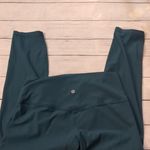 Lululemon  align green jasper Ribbed high rise crop leggings size 12 Photo 3