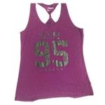Reebok   Womens Athletic Sporty Graphic Workout Tank in Purple Photo 0