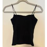 Madewell NWT  Squareneck Tank Top In Black Size XXS Photo 4