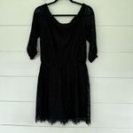 White House | Black Market  Women’s 4 Black Lace Dress New Witchy Goth Career Photo 3