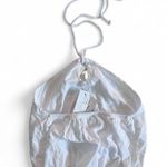 Blanco by Nature Halter Top & Pant 2 Piece Set Women's Size Large Cotton Boho Blue Photo 2