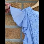 Parker Women's Blue Bennett Ruffle Dress size 2 Photo 3