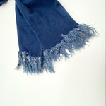 Free People  Women Jeans 24 Blue Distressed Raw Hem Skinny Y2K Indie Boho Denim Photo 5