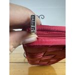 Harveys Seatbelt Bag Red Woven Wallet Clutch Zip Around Y2K Photo 4