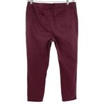 TINSEL Deep Plum Raw Hem Cropped Pants Plus Size 33 Casual Summer Everyday Purple Photo 3