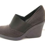 Donna Karan Womens Brown Suede Wedge High Heel 6.5 Photo 0