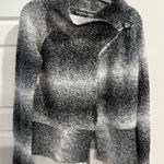 Eddie Bauer Black and Gray Cowl Neck Sweater with Safety Pin Fasteners XS Photo 0